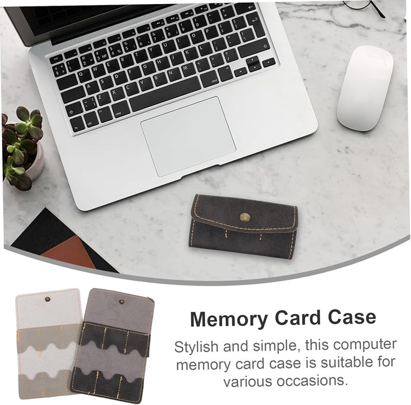 Jojofuny 2 قطعة حافظة بطاقات الذاكرة منظف لبطاقات SD و Micro SD للهواتف والكاميرات - Image 5